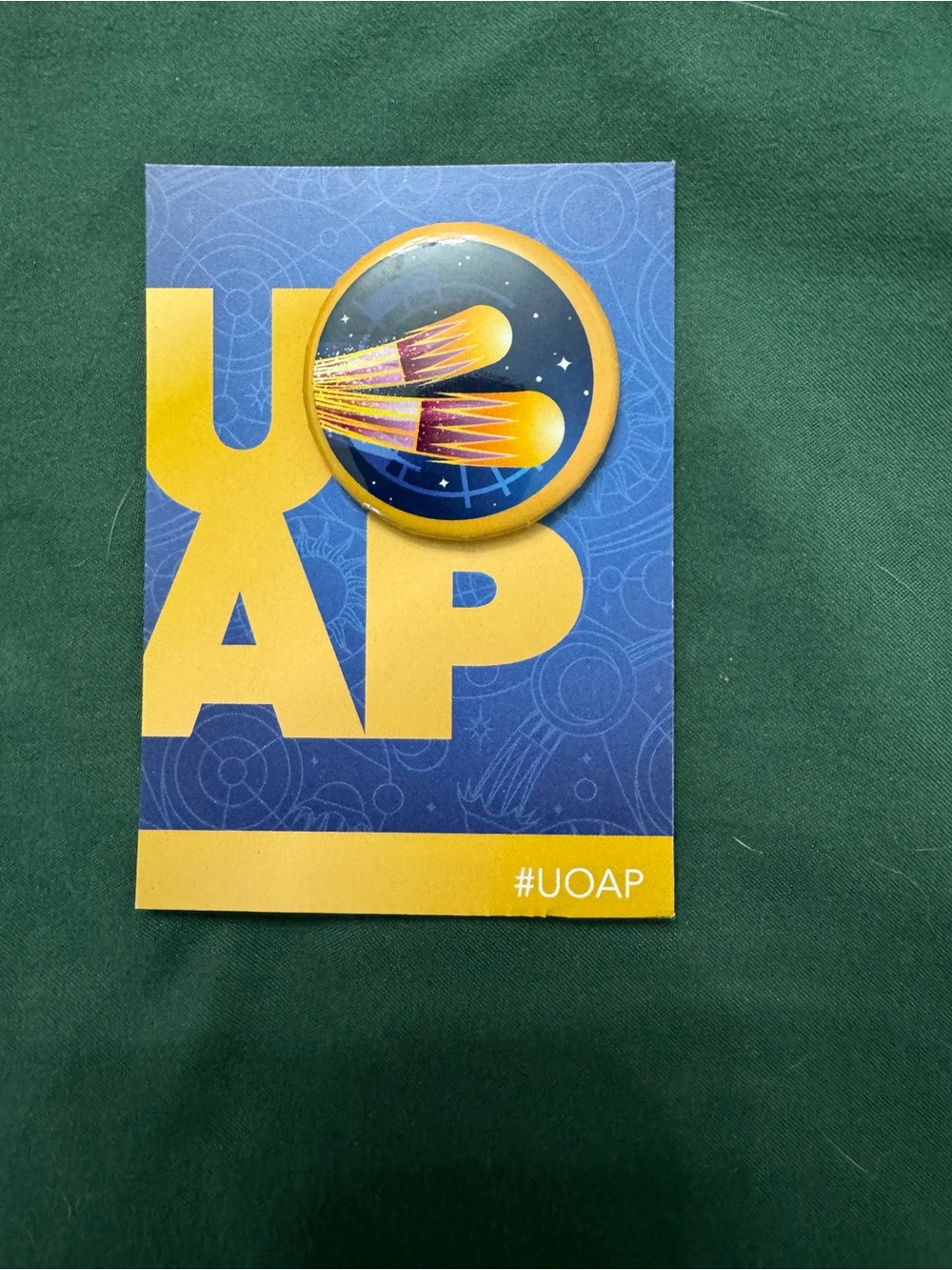 Universal Orlando Annual Passholder Epic Universe STARDUST RACER Button UOAP Pin